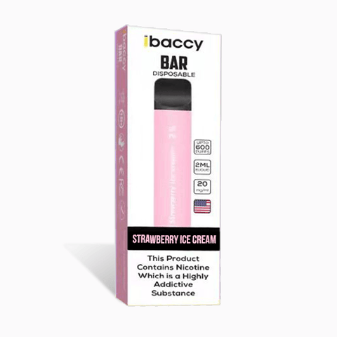 iBaccy Strawberry Ice Cream Disposable