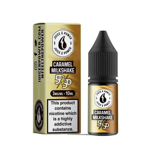 Juice N' Power Caramel Milkshake 10ml 3mg