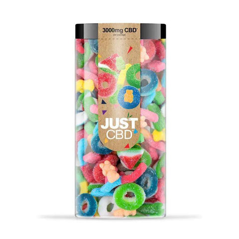 Just CBD Party Pack CBD Gummies Jar 3000mg