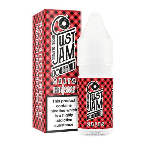 Just Jam Strawberry Doughnut Nic Salt 10ml 10mg