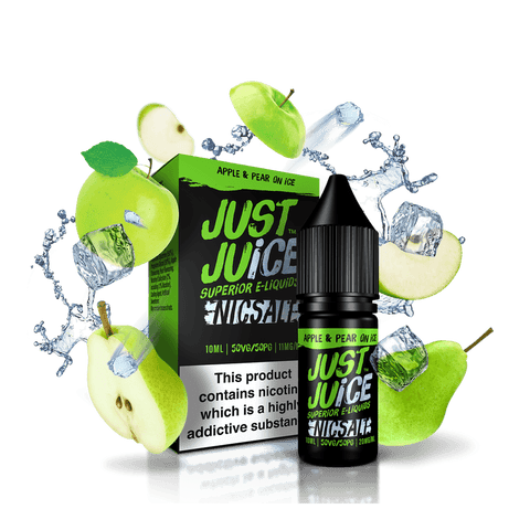 Just Juice Apple & Pear On Ice Nic Salt 10ml 11mg