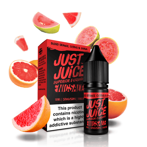 Just Juice Blood Orange, Citrus & Guava Nic Salt 10ml 11mg