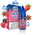 Just Juice Wild Berries & Aniseed Ice Nic Salt 10ml 11mg