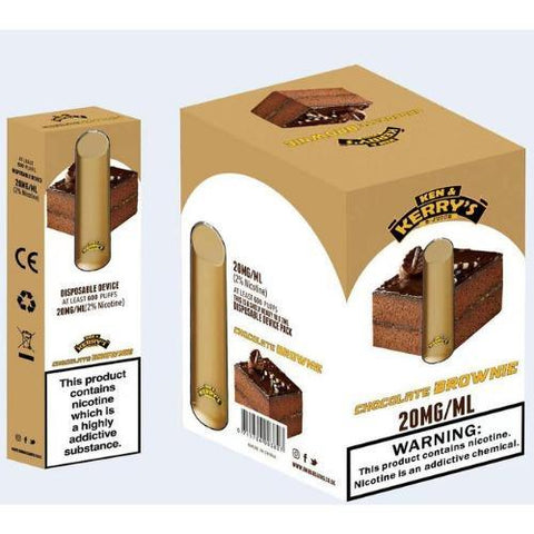 Ken and Kerry's Chocolate Brownie Disposable 20mg
