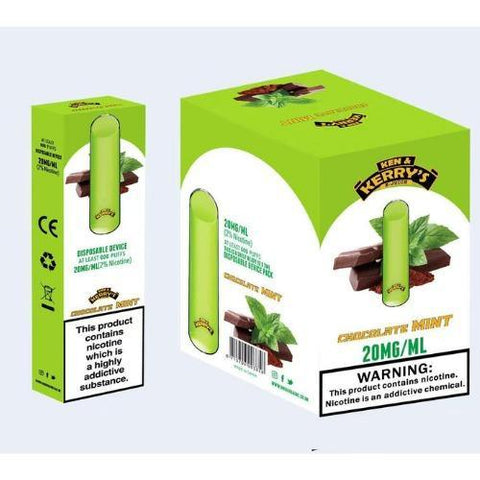 Ken and Kerry's Chocolate Mint Disposable 20mg