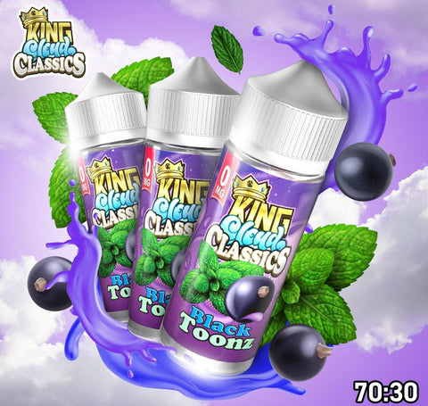 King Cloud Classics Black Toonz 100ml