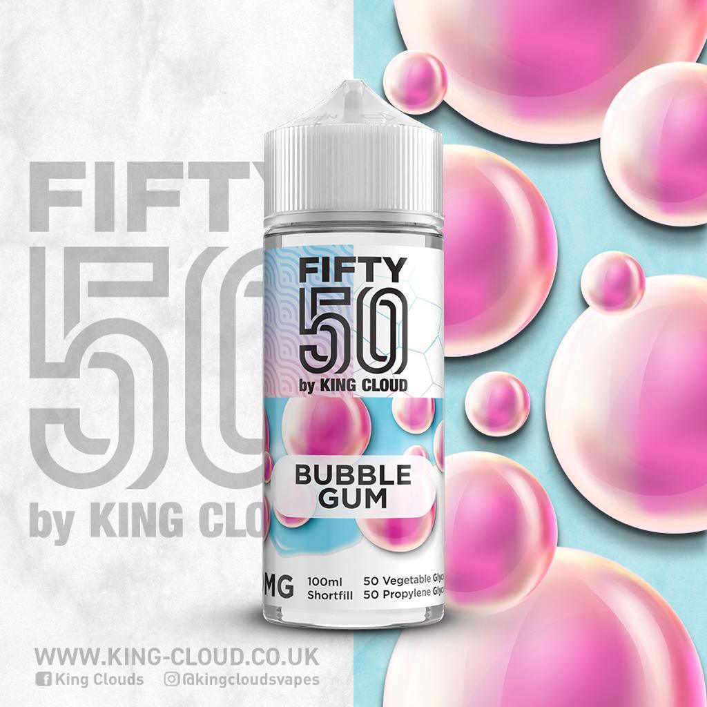 King Cloud Fifty50 Bubblegum 100ml Royal Vapes King Cloud Fifty50 Bubblegum 100ml Royal Vapes