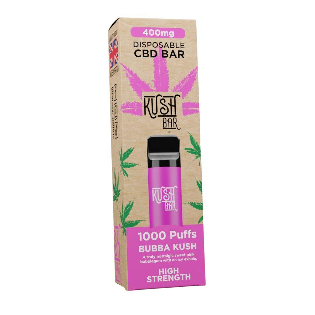 Kush Bar CBD Disposable Bubba Kush CBD Disposable Vape 400mg Royal Vapes Kush Bar CBD Disposable Bubba Kush CBD Disposable Vape 400mg Royal Vapes