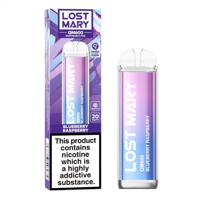 Lost Mary QM600 Blueberry Raspberry Disposable – Royal Vapes