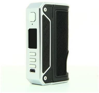 Lost Vape Therion BF DNA75C Mod Silver Black Carbon Fiber