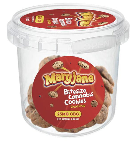 Maryjane Bitesize Cannabis Choc Chip Cookie 300mg CBG