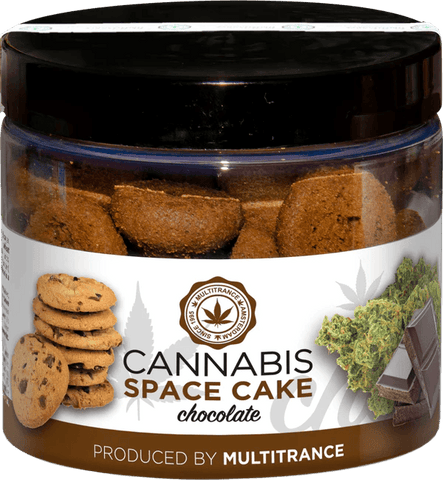 Multitrance Cannabis Space Cake Cookies Chocolate