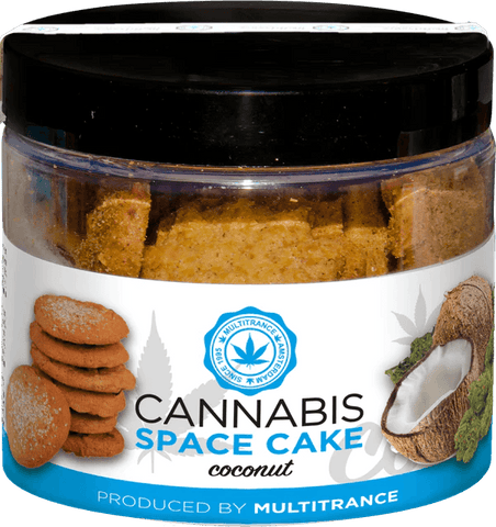 Multitrance Cannabis Space Cake Cookies Coconut