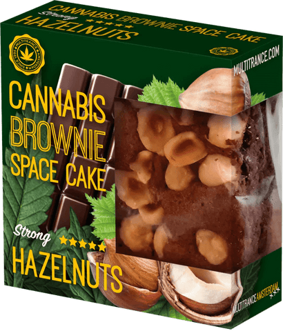 Multitrance Hazelnut & Chocolate Cannabis Brownie Space Cake