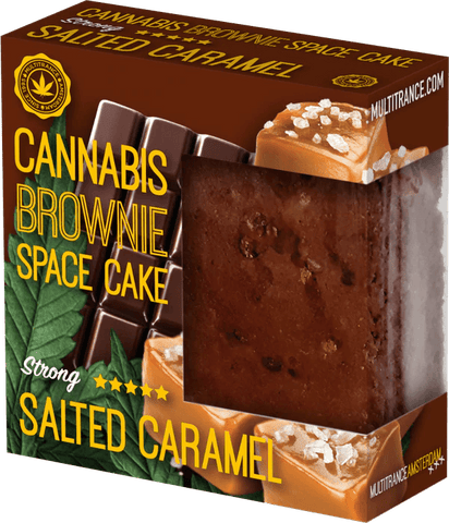 Multitrance Salted Caramel Cannabis Brownie Space Cake