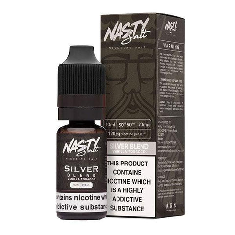 Nasty Juice Silver Blend Tobacco Nic Salt 10ml 10mg