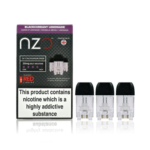 NZO Blackcurrant Lemonade Pods x3 10mg