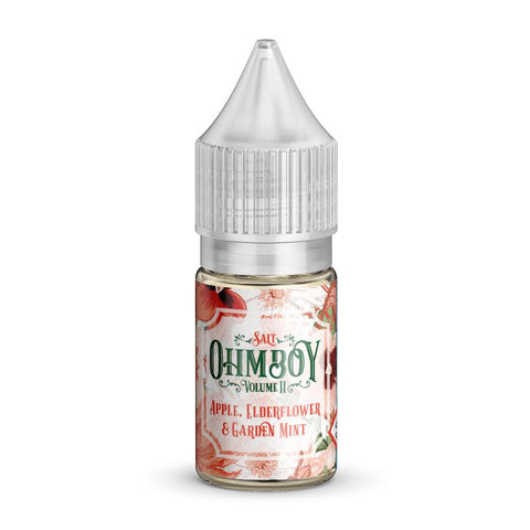 Ohm Boy Apple, Elderflower & Garden Mint Nic Salt 10ml 10mg