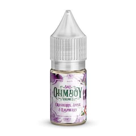 Ohm Boy Cranberry, Apple & Raspberry Nic Salt 10ml 10mg