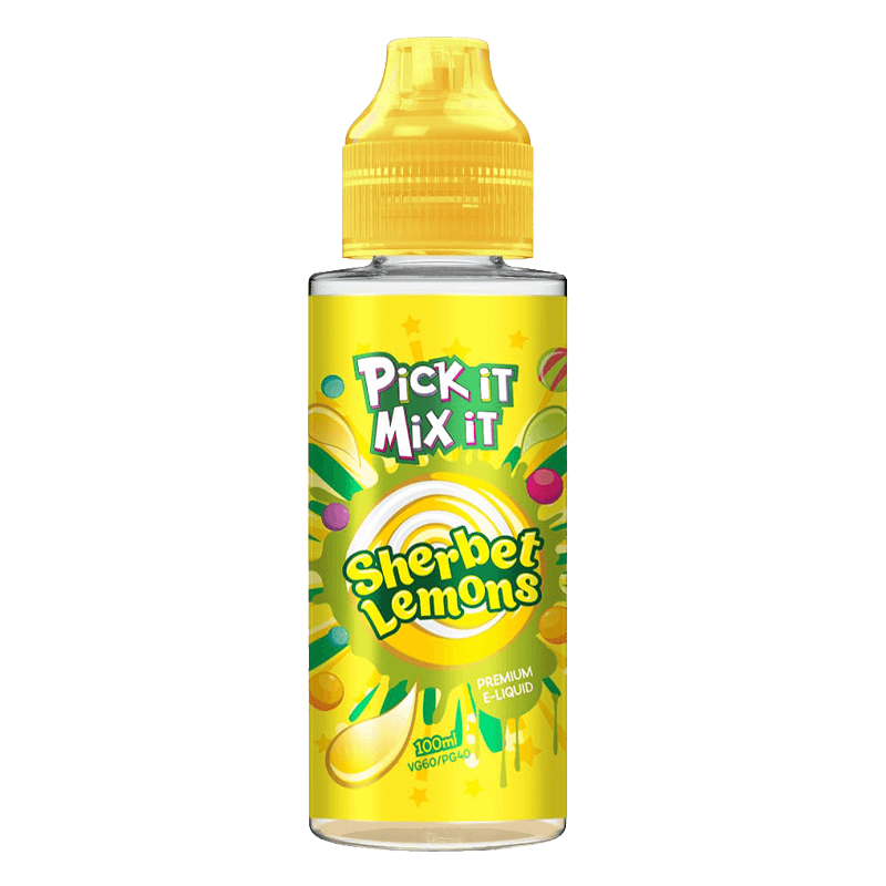 lemon sherbet vape juice Pick It Mix It Sherbet Lemons 100ml – Royal Vapes