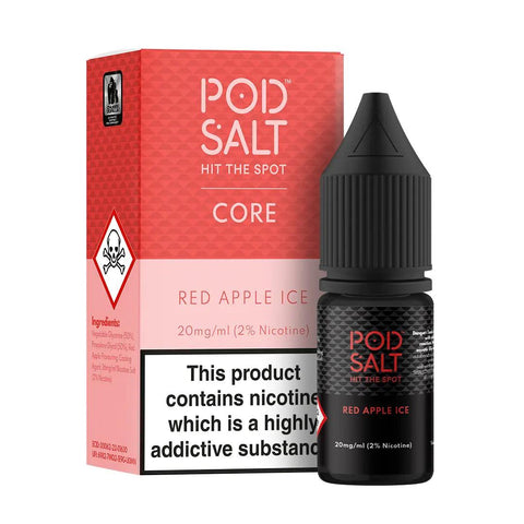 Pod Salt Core Red Apple Ice Nic Salt 10ml 11mg