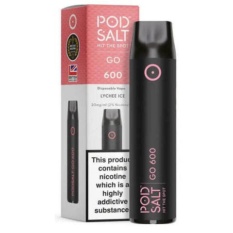 Pod Salt Go 600 Lychee Ice Disposable 20mg