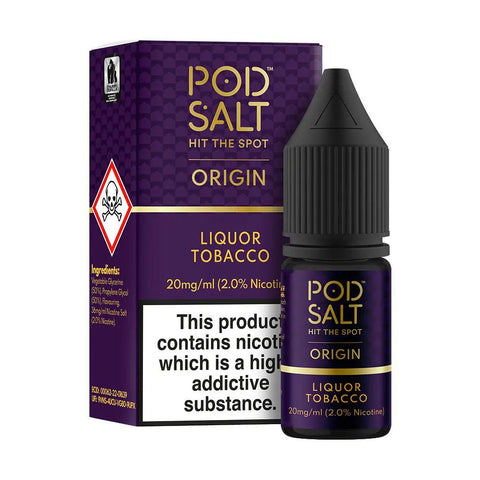 Pod Salt Origin Liquor Tobacco Nic Salt 10ml 11mg