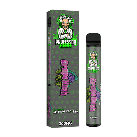 Professor Herb Grape Kush CBD Disposable Vape 300mg