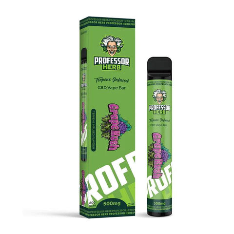 Professor Herb Grape Kush CBD Disposable Vape 500mg