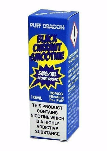 Puff Dragon Blackcurrant Smoothie 10ml 3mg
