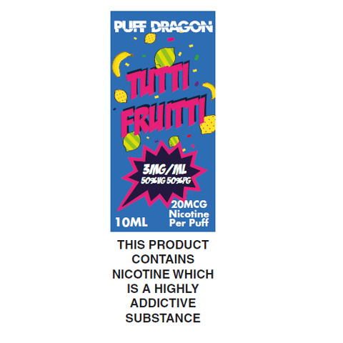 Puff Dragon Tutti Frutti 10ml 3mg