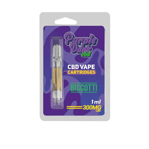 Purple Dank Biscotti CBD Vape Cartridge 300mg 1ml