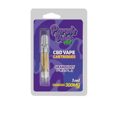 Purple Dank CBD Granddaddy Purple CBD Vape Cartridge 300mg 1ml