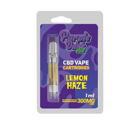 Purple Dank CBD Lemon Haze CBD Vape Cartridge 300mg 1ml