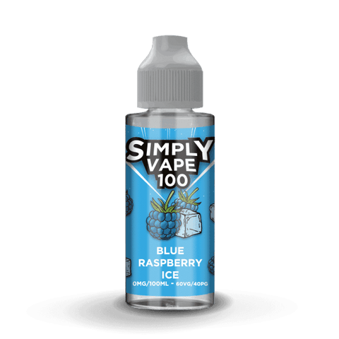 Simply Vape 100 Blue Raspberry Ice 100ml