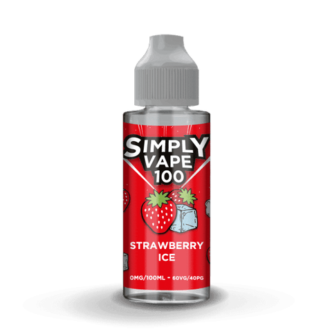 Simply Vape 100 Strawberry Ice 100ml