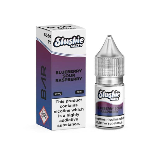 Slushie Bar Salts Blueberry Sour Raspberry Nic Salt 10ml 10mg