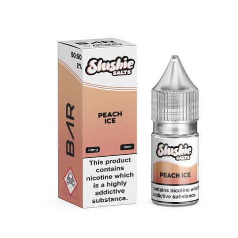 Slushie Bar Salts Peach Ice Nic Salt 10ml 10mg