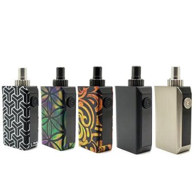 Squid Industries Double Barrel V3 Squad Tank Atomizer Kit Black Obsidian