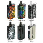 Squid Industries Double Barrel V3 Squad Tank Atomizer Kit Black Obsidian