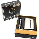 Squid Industries Double Barrel V3 Squad Tank Atomizer Kit Black Obsidian