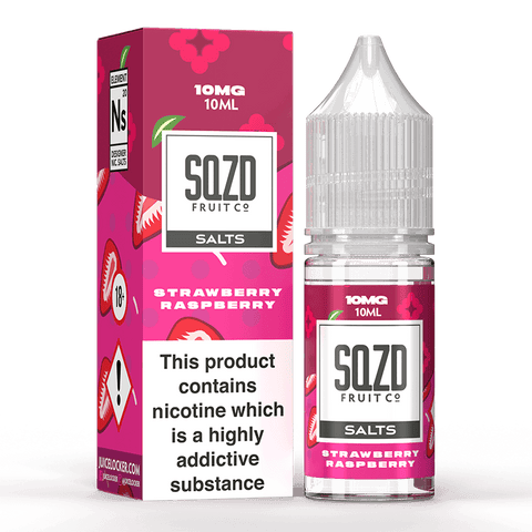 SQZD Fruit Co Strawberry Raspberry Nic Salt 10ml 10mg