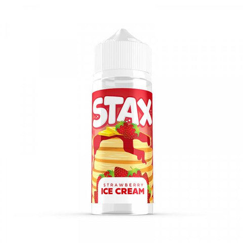 Stax Strawberry Ice Cream 100ml