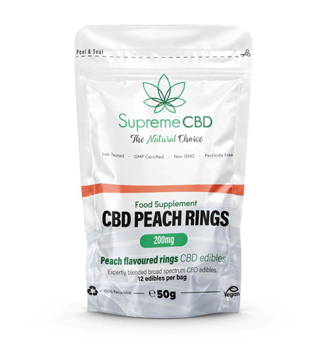 Supreme CBD CBD Peach Rings 200mg Grab Bag
