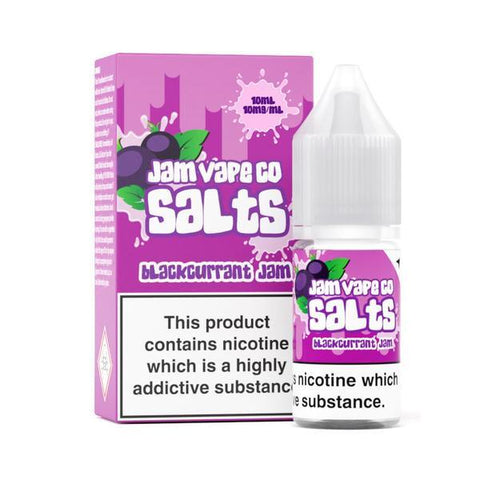 The Jam Vape Co Blackcurrant Jam Nic Salt 10ml 10mg