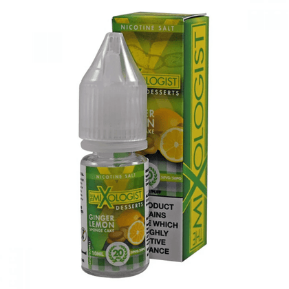The Mixologist Ginger Lemon Sponge Cake Nic Salt 10ml 10mg