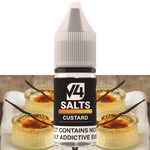 V4 Vapour Custard Nic Salt 10ml 10mg