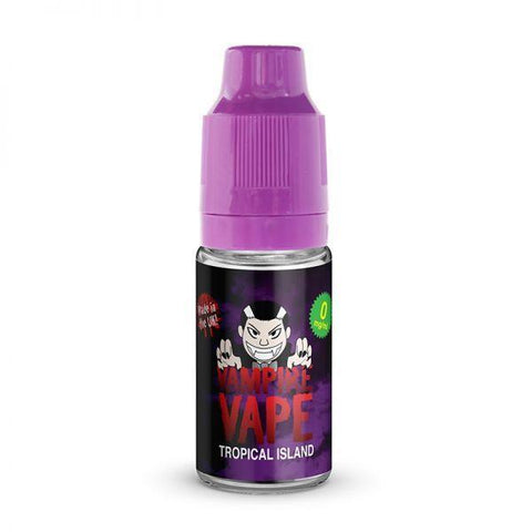 Vampire Vape Tropical Island 10ml 0mg - Past Use By Date