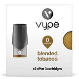 Vype ePen 3 Cartridges Blended Tobacco 18mg
