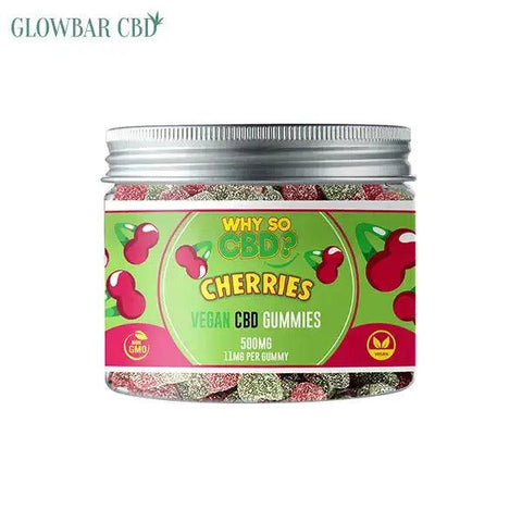 Why So CBD? Cherries CBD Vegan Gummies 500mg